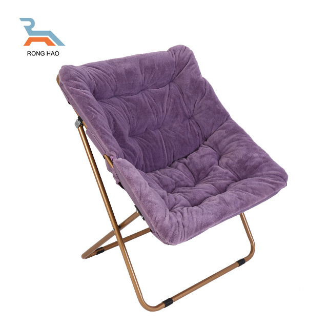 Factory Direct Sale Extra Large Foldable Padded Moon Chair