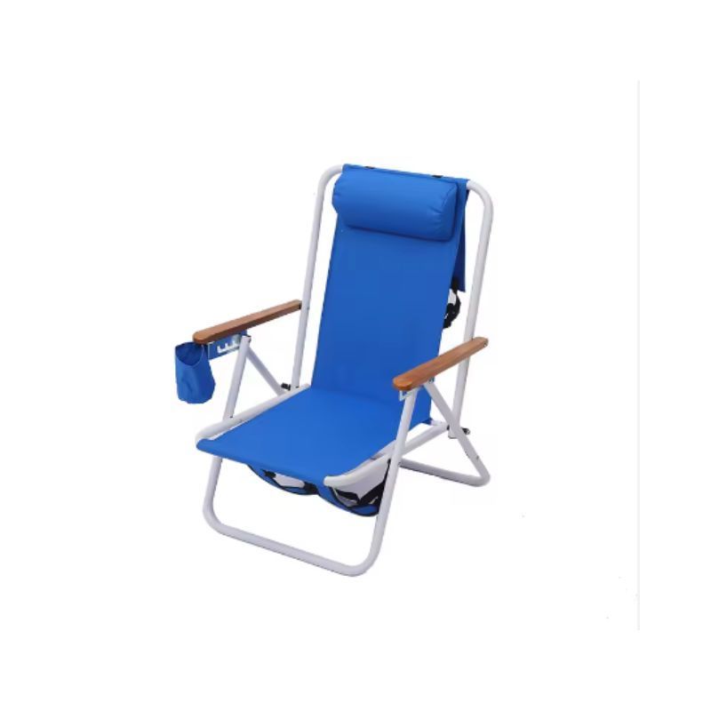 Wholesale Portable Outdoor Beach Lounge Chair Recliner Low Seat Foldable Backpack Beach Chairs