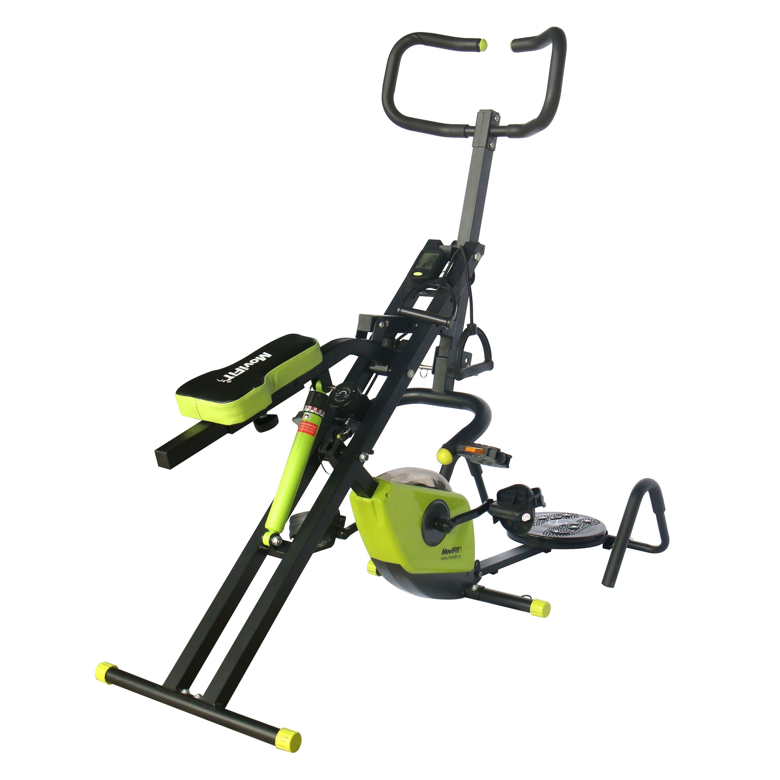 Total Body Fit Workout Exercise Abdominal  Horse Riding Machine Total Crunch Bike with Magnetic Bike and Wrist Twister