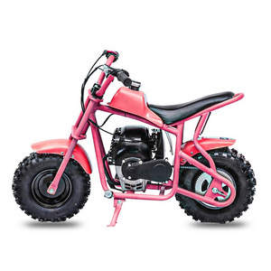 Kids Mini Gasoline Motorcycles 49cc Pink Dirt Bike