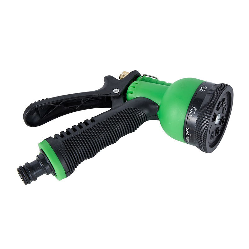 Hot Sale 8 Flow Plastic Water Gun Hose Nozzle