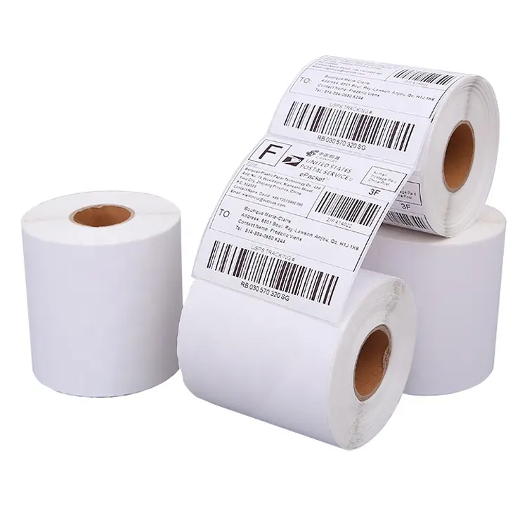 White 4x6 Shipping label Waybill Self-adhesive Self-adhesive A4 direct thermal paper roll 100 x 150mm blank label