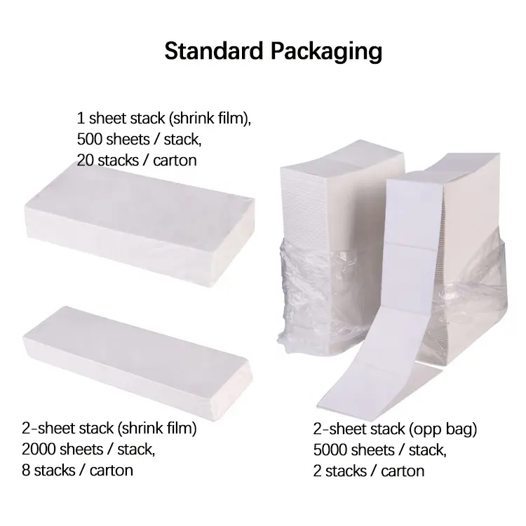 Factory blank waybill 100x150mm label Thermal paper Barcode sticker A6 paper Transport label 4x6 Direct thermal label