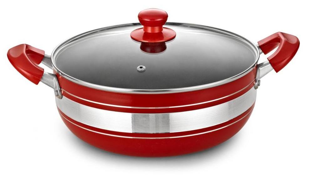 Popular aluminum nonstick cookware sets casserole&soup pot