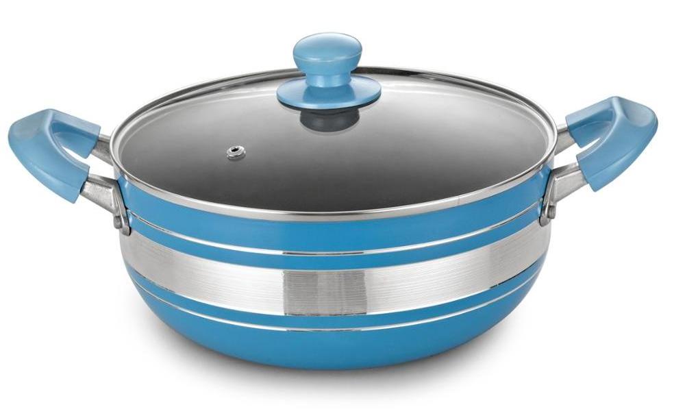 Popular aluminum nonstick cookware sets casserole&soup pot