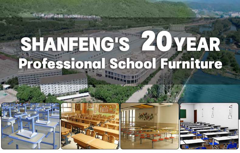 Shanfeng Durable Using Dining Hall Table And Chair High School Student Dining Table Set for 8