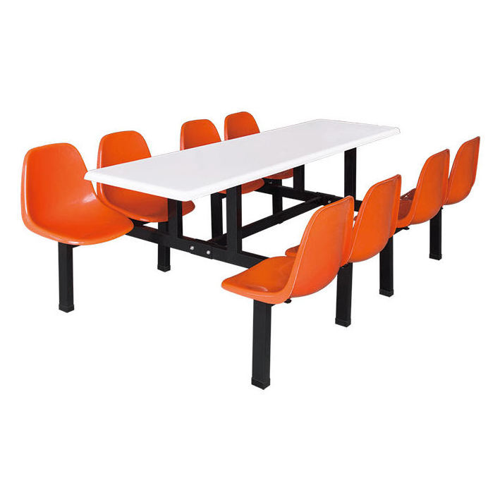 Shanfeng Durable Using Dining Hall Table And Chair High School Student Dining Table Set for 8