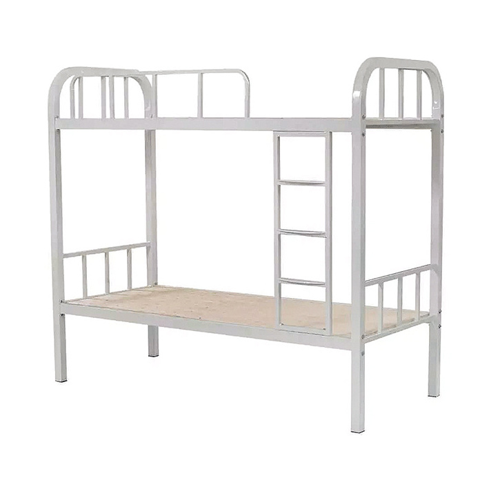 Shanfeng Cheap Modern School Furniture Dormitory Student Iron Double Decker Metal Pipe Bunk Beds