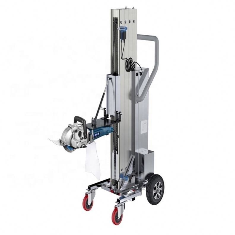 2022 New dust-free lift able water cooling concrete wall slotting machine