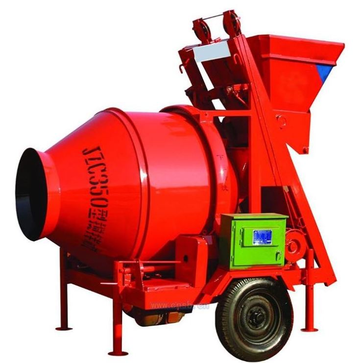 JZC 350 liter concrete mixer/trailer mounted concrete mixer