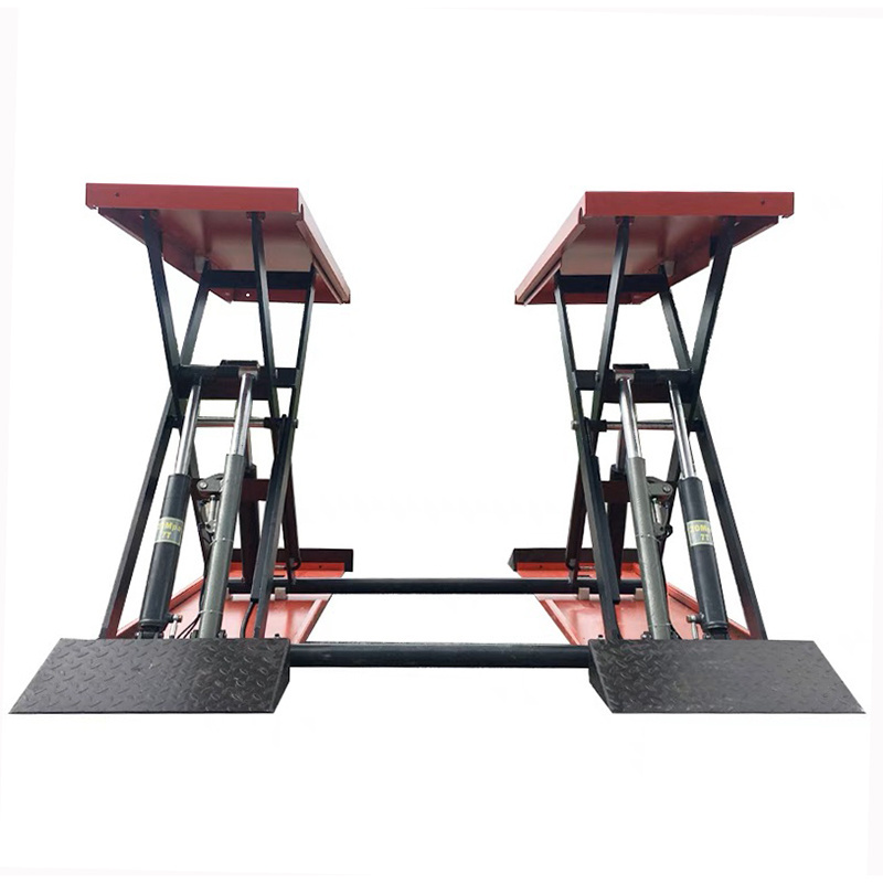 Factory price ce approved 4 ton portable mid rise car scissor lift for sale