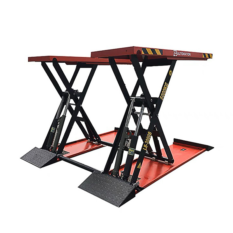 Factory price ce approved 4 ton portable mid rise car scissor lift for sale