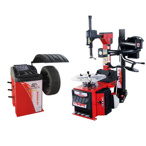 Computerized tire balancer and changer tire changer and wheel balancing machine