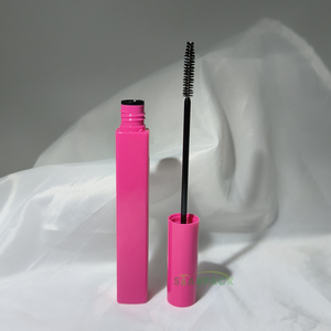 Cosmetics Eyelash Makeup Prolong Mascara Plastics Black Lash Brush Packing Mascara Packing Pink Tubes Bottles