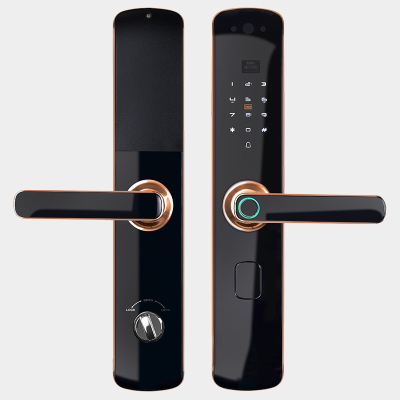 One-stop Service Tuya Smart Door Lock Finger Print WIFI IMD Touch Screen Door Lock With Password