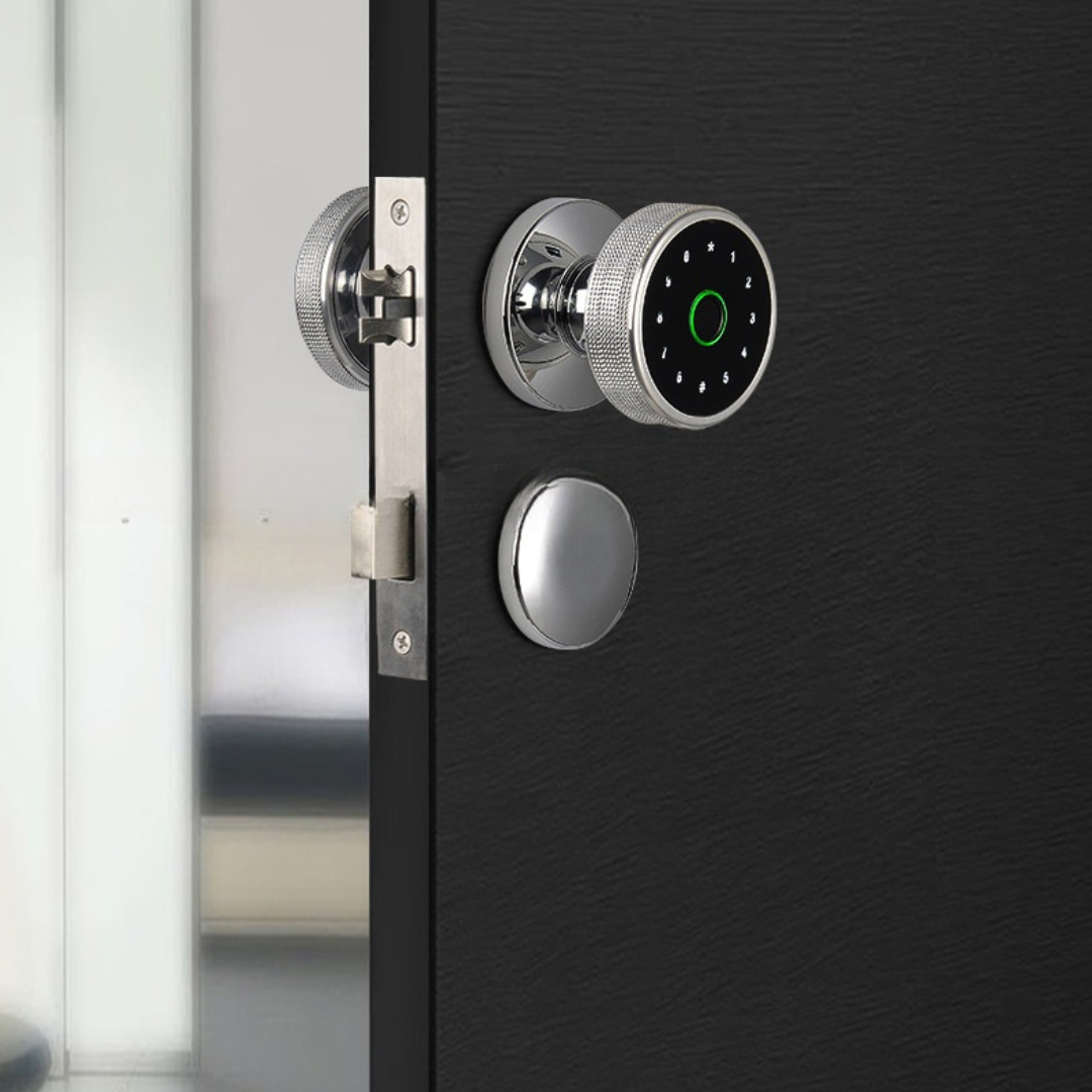 Promotional Price Door Knob and Lock Set Password Smart Fingerprint Door Lock Door Knob with Keypad Keyless