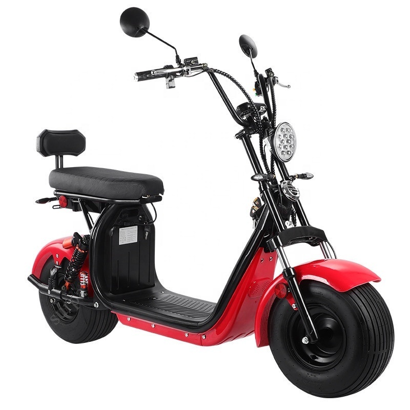 1500w 2000w 3000w 60v12ah/20ah lithium battery cheap citycoco fat tire electric scooter street legal/electric motorcycle