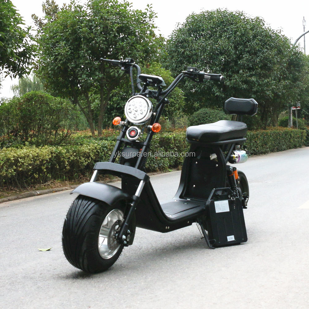 1500w 2000w 3000w 60v12ah/20ah lithium battery cheap citycoco fat tire electric scooter street legal/electric motorcycle