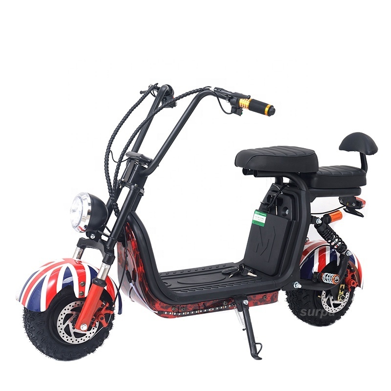 1000w 48v12ah/20ah lithium battery mini citycoco junior folding fat tire electric scooter for kids children