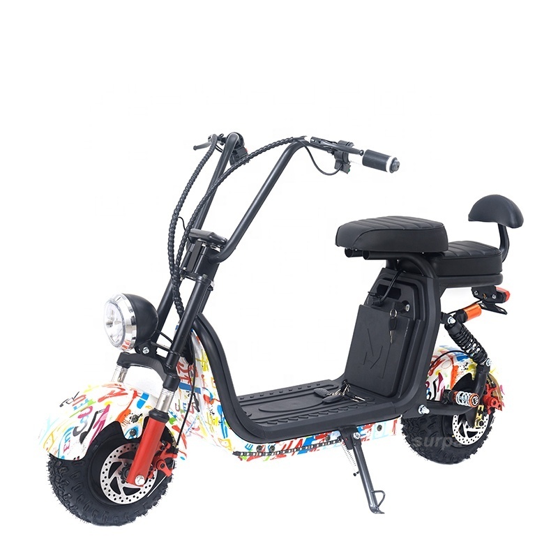 1000w 48v12ah/20ah lithium battery mini citycoco junior folding fat tire electric scooter for kids children