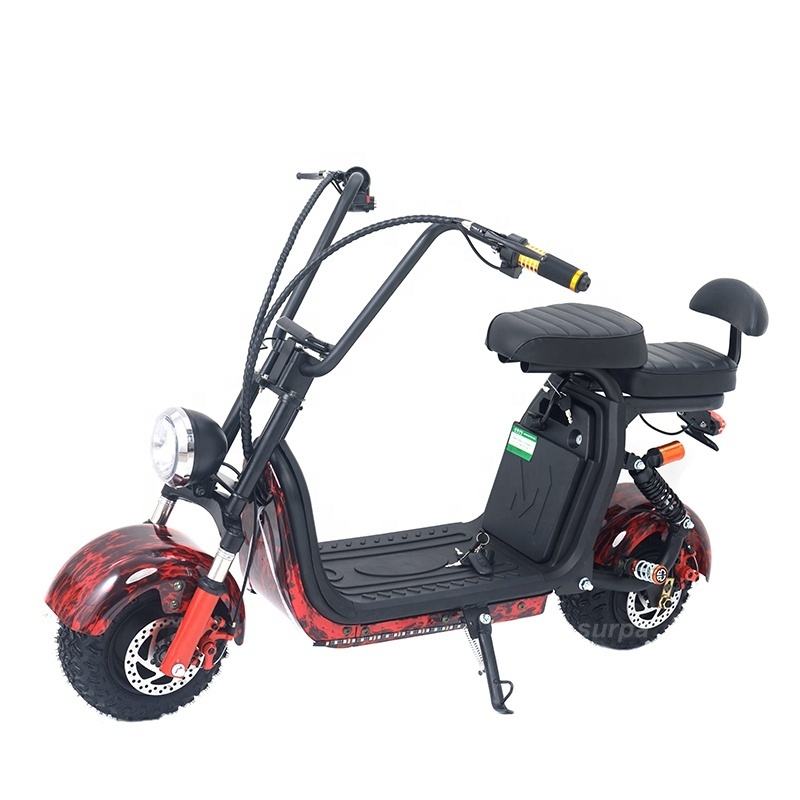 1000w 48v12ah/20ah lithium battery mini citycoco junior folding fat tire electric scooter for kids children