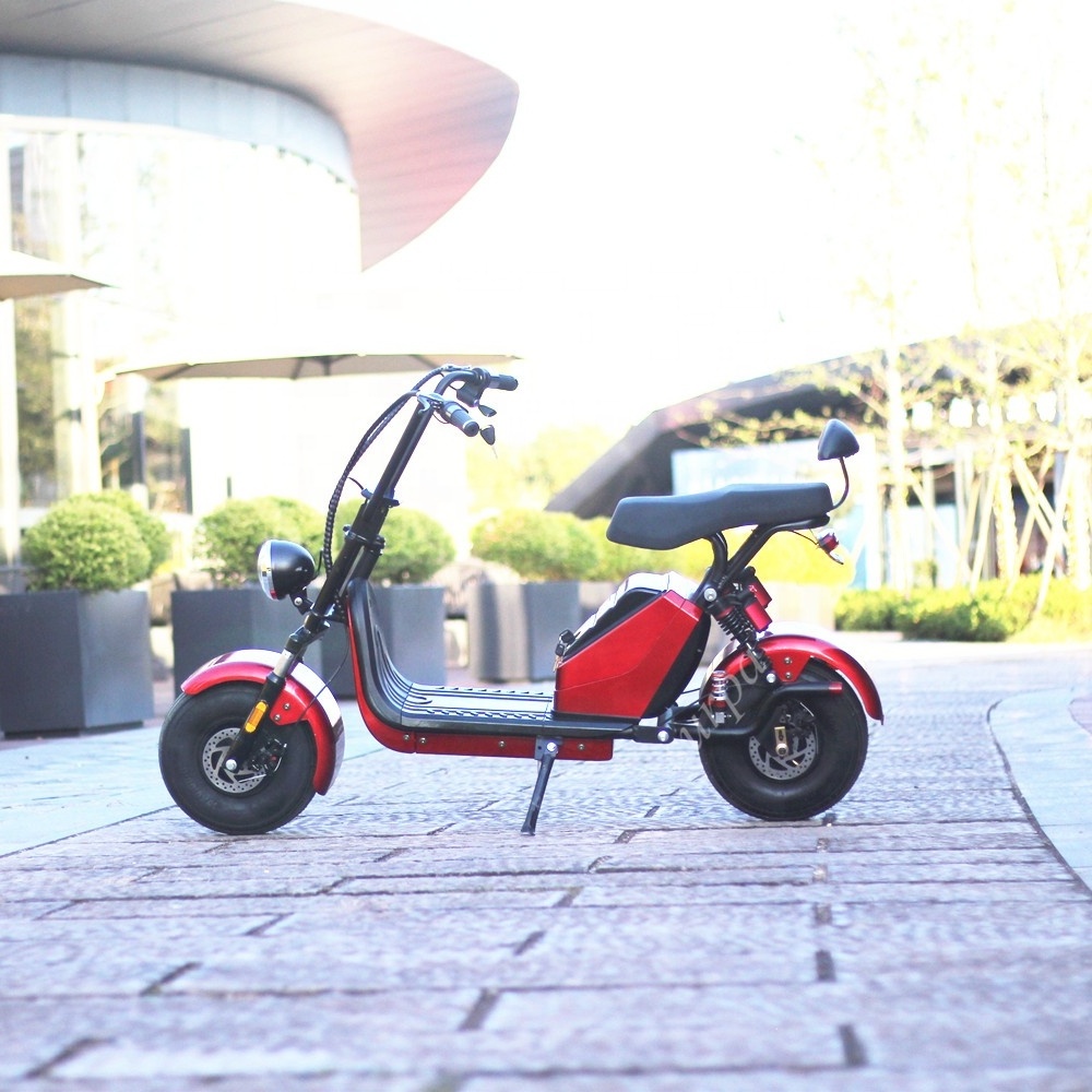 1000w 48v12ah/20ah lithium battery mini citycoco folding fat tire 	scooter kids 2 wheels/electric scooter with seat kids