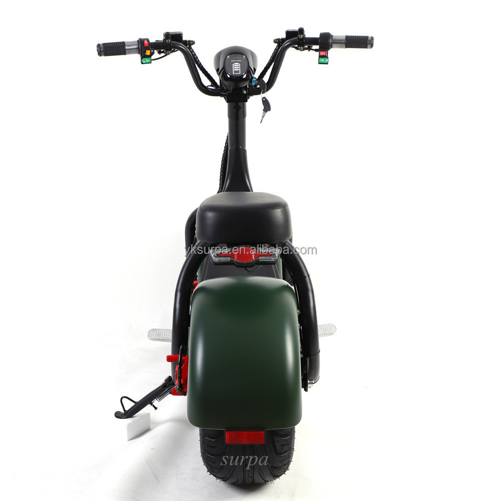 hot selling 1500w 60v lithium battery citycoco Scrooser mini cheap city fat tire electric scooters/vehicle/motorcycle