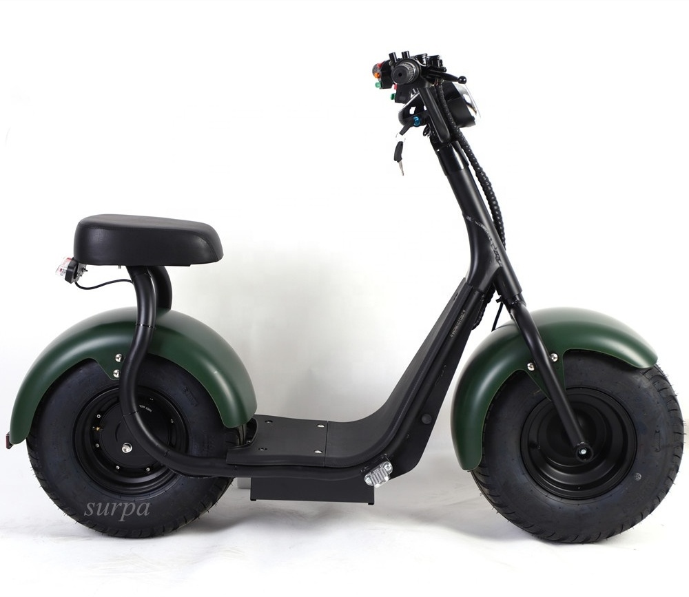 hot selling 1500w 60v lithium battery citycoco Scrooser mini cheap city fat tire electric scooters/vehicle/motorcycle