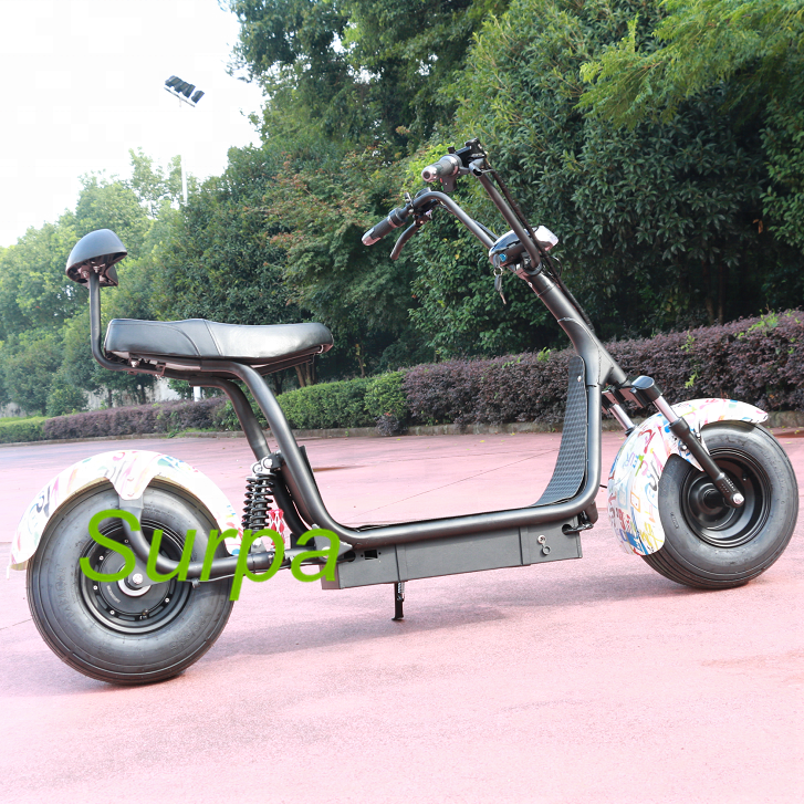 high quality 2000w 1500w  fat tire citycoco e scooter/ electric mini motorcycle for sale/import electric scooters from china new