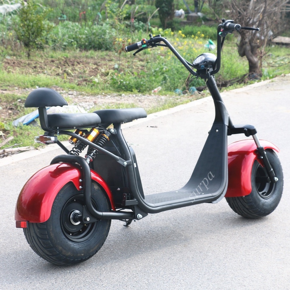 2000w 3000w 60v12ah/20ah lithium battery fat tire citycoco electric scooter with sidecar/electric motors for scooters