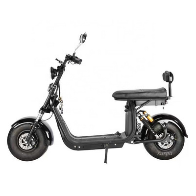 1500w 2000w 60v 12ah/20ah lithium battery fat tire citycoco electric scooters bike/	2 seater fast electric scooter