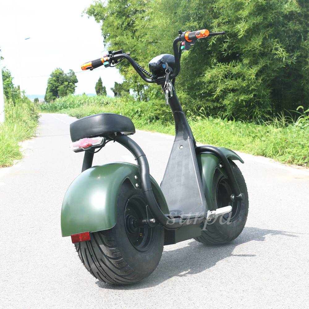 hot selling 1500w 2000w 60v citycoco  fat tire mini tailg electric scooter/e scooter 50kmh