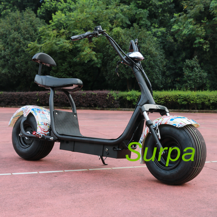 high quality 2000w 1500w  fat tire citycoco e scooter/ electric sports bike motorcycle/pizza delivery box for scooter