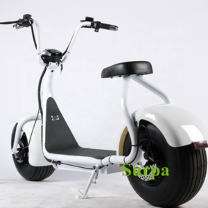 hot selling 1500w 60v lithium battery citycoco Scrooser SEEV cheap city fat tire electric scooter with back mirror