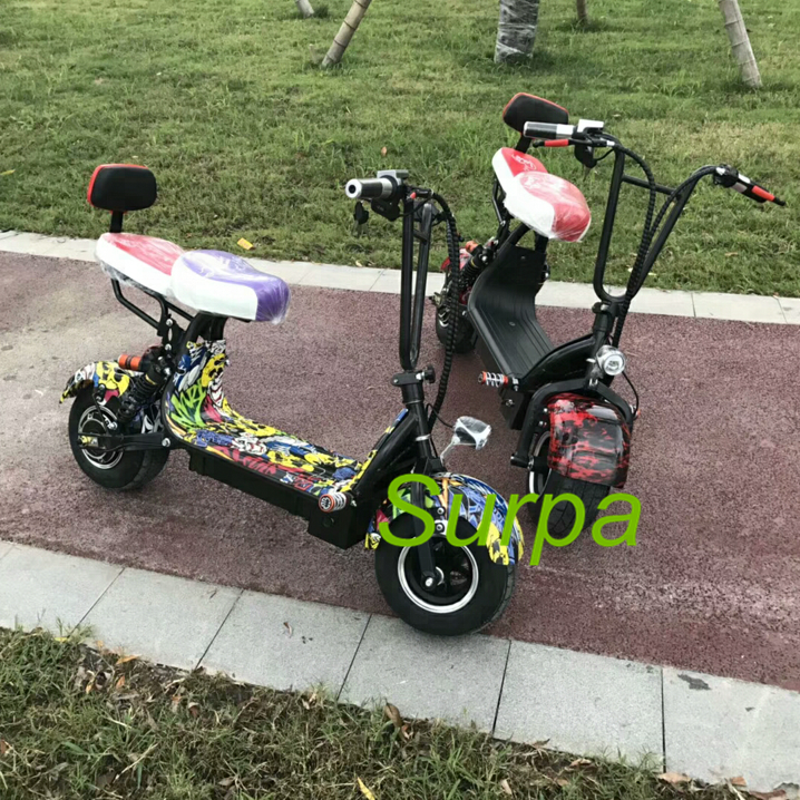 10inch mini kids foldable citycoco electric scooter/cheap e-scooter/ electric fat tire bike