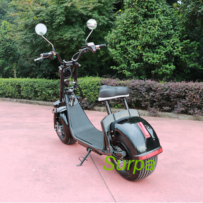 surpa 1000w 1500w 60v 12ah/20ah 18*9.5inch citycoco car/ fat tire evo electric scooter for sale