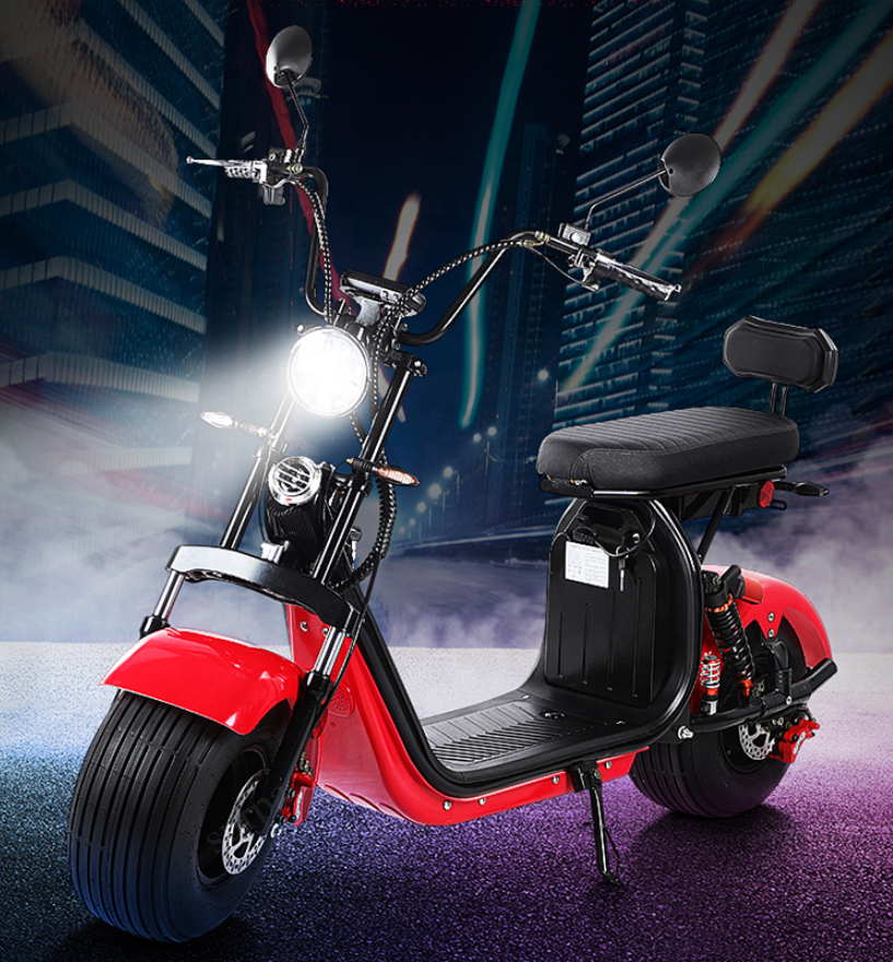 1500w 2000w 3000w 60v12ah/20ah lithium battery cheap citycoco fat tire electric scooter street legal/electric motorcycle