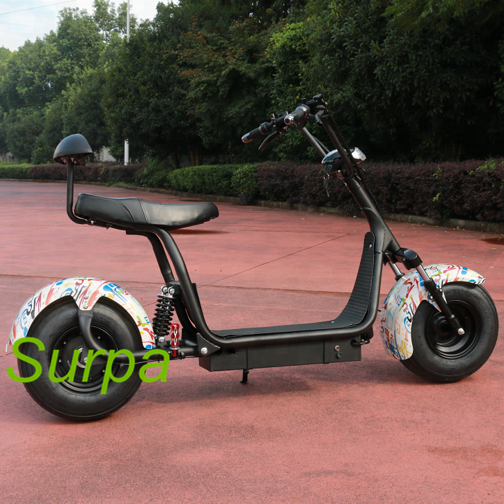 high quality 2000w 1500w  fat tire citycoco e scooter/ electric mini motorcycle for sale/import electric scooters from china new