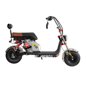 1000w 48v12ah/20ah lithium battery mini citycoco kids fat tire electric moped scooter adult/trike/tricycle