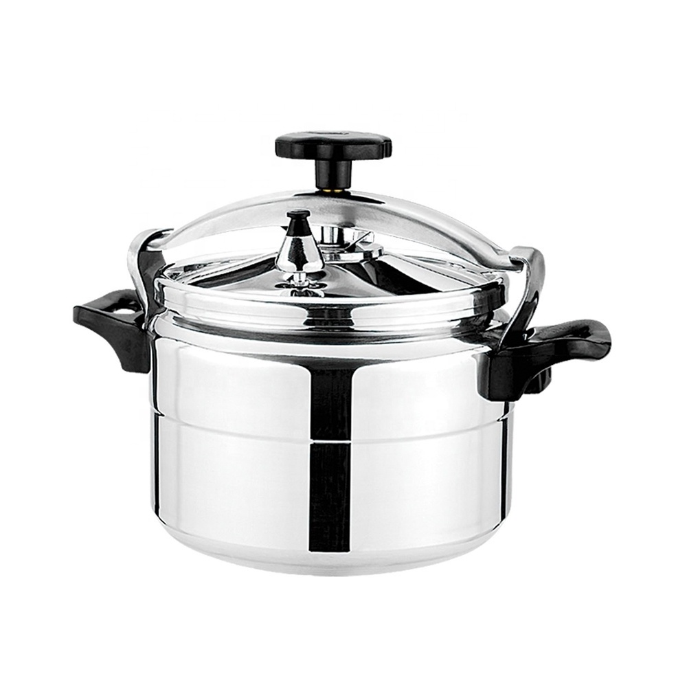 Anti-explosion 3L Aluminium Alloy Pressure Cooker Mirror Polished Surface and Matte Polished Inside for home kitchen