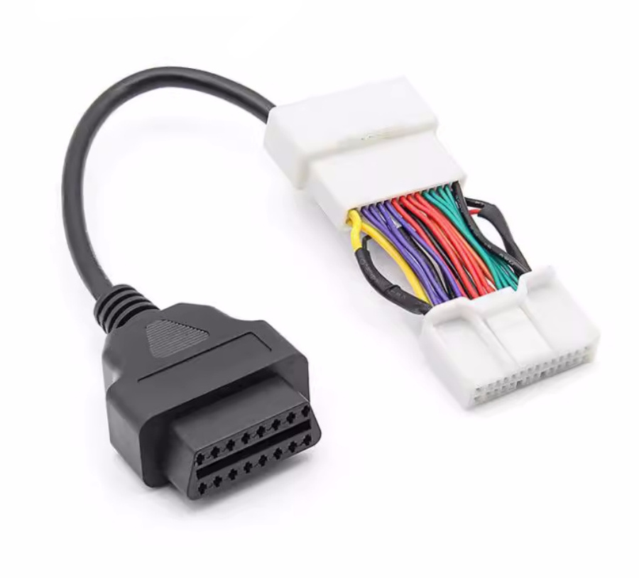 26 Pin Male Female to 16Pin Connector Obd Diagnostic Wire Harness Obd2 Tesla Diagnostic Cable For Tesla Model 3 Model Y