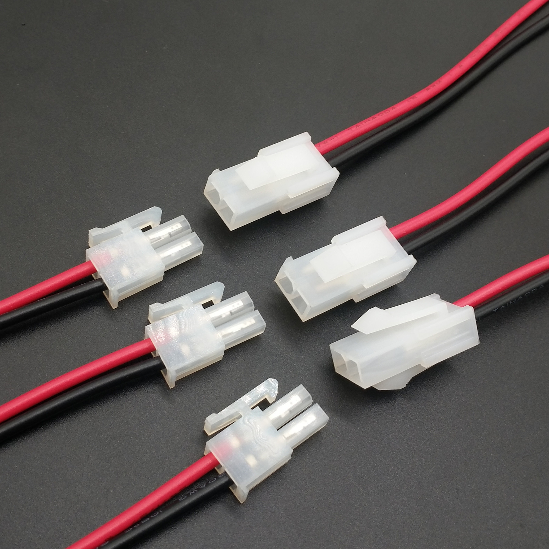 2 Pin Molex Connector 5557 5559 Male 39012020 To Female 39012021 Power Cable Assembly