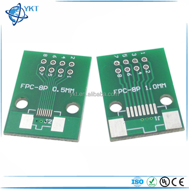 FPC 8PIN 2.54 DIP for switch adapter plate FFC 1mm 0.5mm pitch double-sided