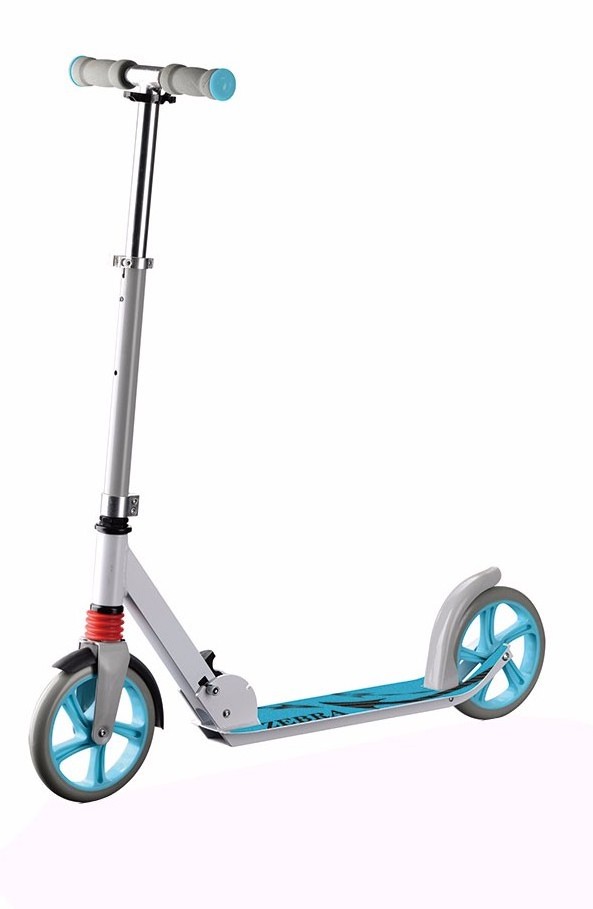 Wholesale Suspension  Folding Adult  kick scooter full aluminum 200mm big PU wheels for sale