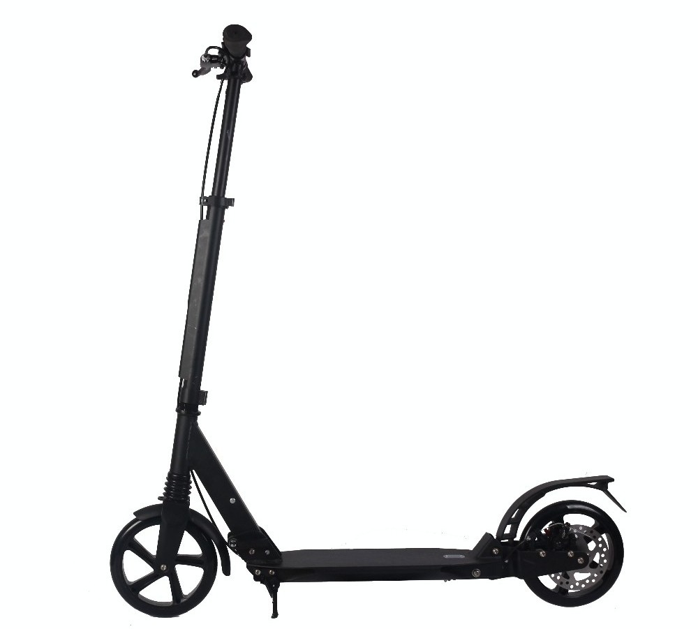 Wholesale Suspension  Folding Adult  kick scooter full aluminum 200mm big PU wheels for sale