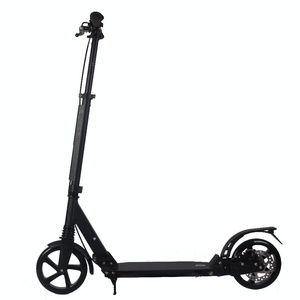 Wholesale Suspension  Folding Adult  kick scooter full aluminum 200mm big PU wheels for sale