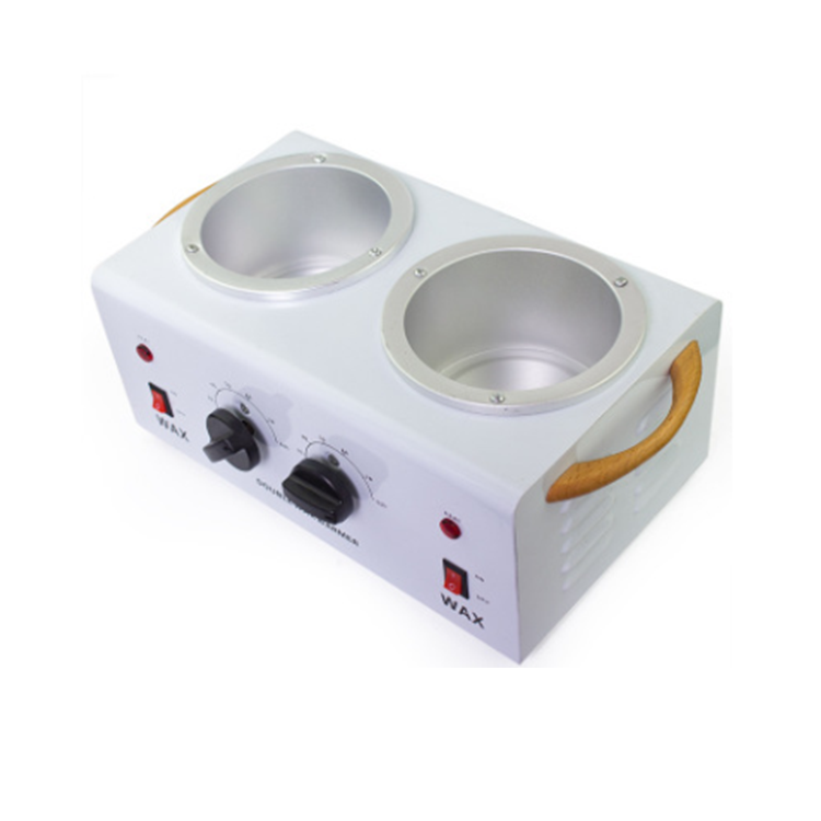 Double wax warmer hair removal machine feet hands body beauty skin care 2 pot wax heater for paraffin and depilatory wax