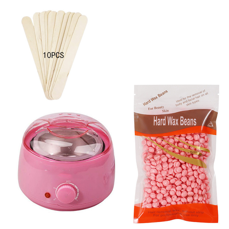 High Quality For Nail Salon Wax Warmer Hair Remover Kit Electric Melt Wax Heater With 100G Beans 10 Sticks