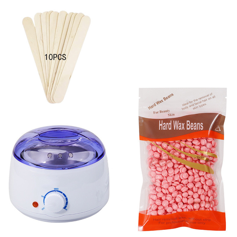 High Quality For Nail Salon Wax Warmer Hair Remover Kit Electric Melt Wax Heater With 100G Beans 10 Sticks