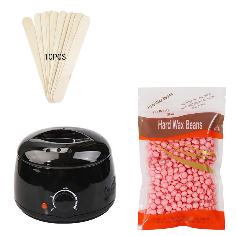 High Quality For Nail Salon Wax Warmer Hair Remover Kit Electric Melt Wax Heater With 100G Beans 10 Sticks